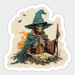 dead wizard Sticker